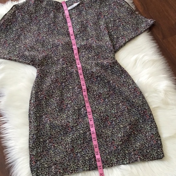 BCBGeneration Cold Shoulder Watercolor Dress - Picture 6 of 11